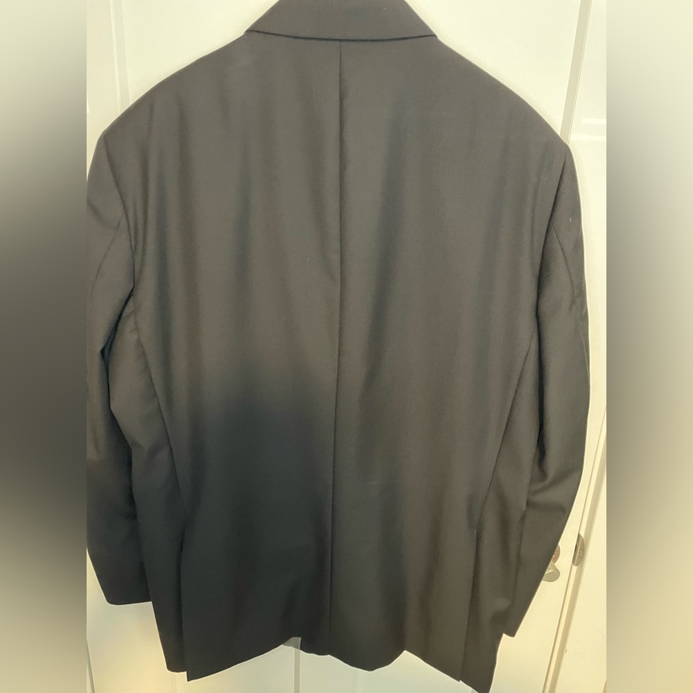 MENS PETER MILLAR SPORT COAT BLAZER JACKET BLACK SIZE 46R - Picture 9 of 9